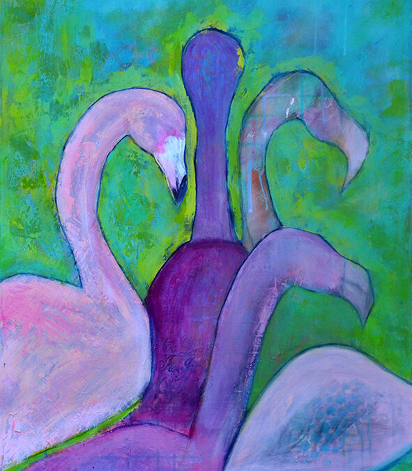 Pink Swan