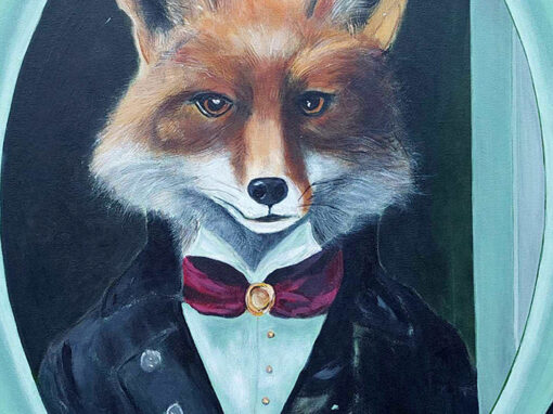 Fox in frame
